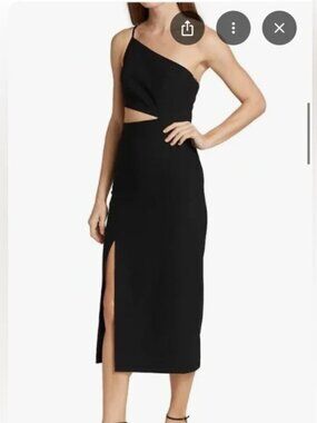Cinq a Sept Black Lucille Cutout Dress Size 4